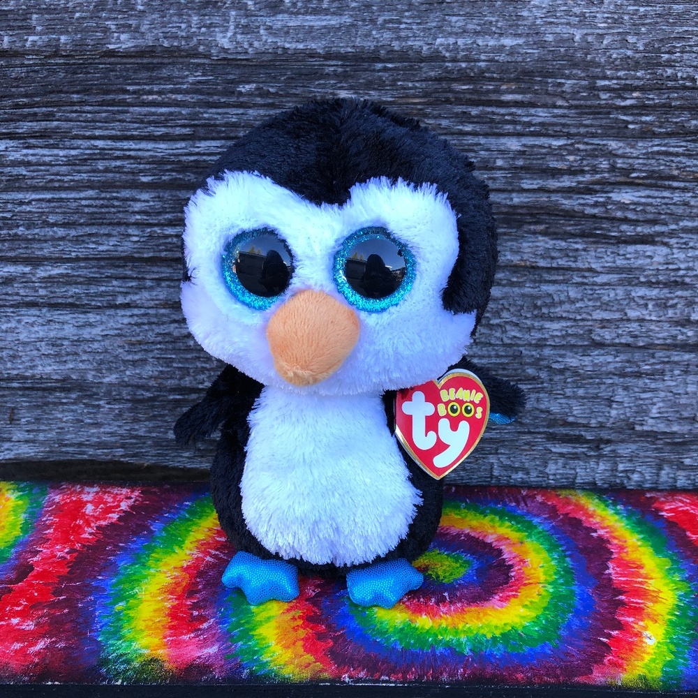 TY Beanie Babies Waddles the Penguin plushie stuffed animal toy plush Beanie Boo